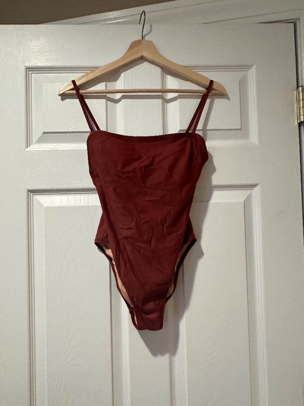 J. Crew One Piece Swimsuit sz 0 Burgundy